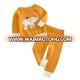 Wholesale 100% cotton elephant pattern newborn baby children clothing sets