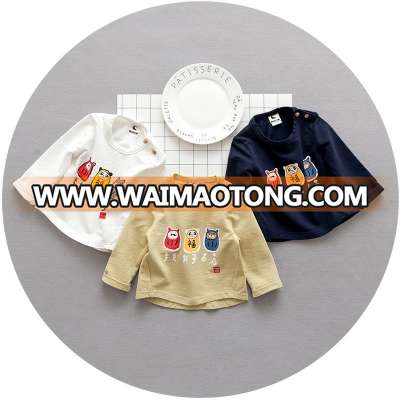 S17838A high quality children clothing wholesale cotton kids t shirt