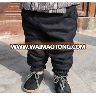 S18348A Casual comfort winter long childrens thicken warm pants