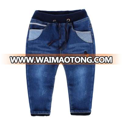 S34002W Baby denim jeans trousers cotton Washed winter kids jeans