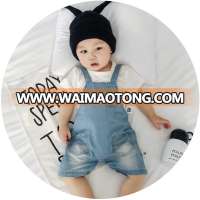 S17057A Summer Cotton Baby Kids Overalls Casual Boys Shorts