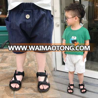 S16942A summer new children shorts hole kid denim shorts