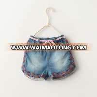 S13572A Wholesale Children's Boutique Clothing Baby Girls Denim Shorts