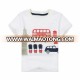 Custom children clothing softtextile kids t shirt