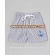 Summer hot sale casual style children boys boutique embroideried linen shorts toddler seersucker pants