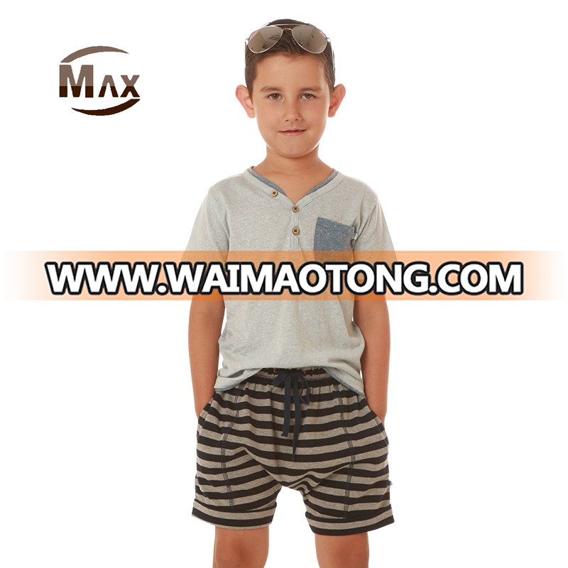 2018 Hot Sale Boy Wear Summer Knitting Stripe Boy's Beach Shorts